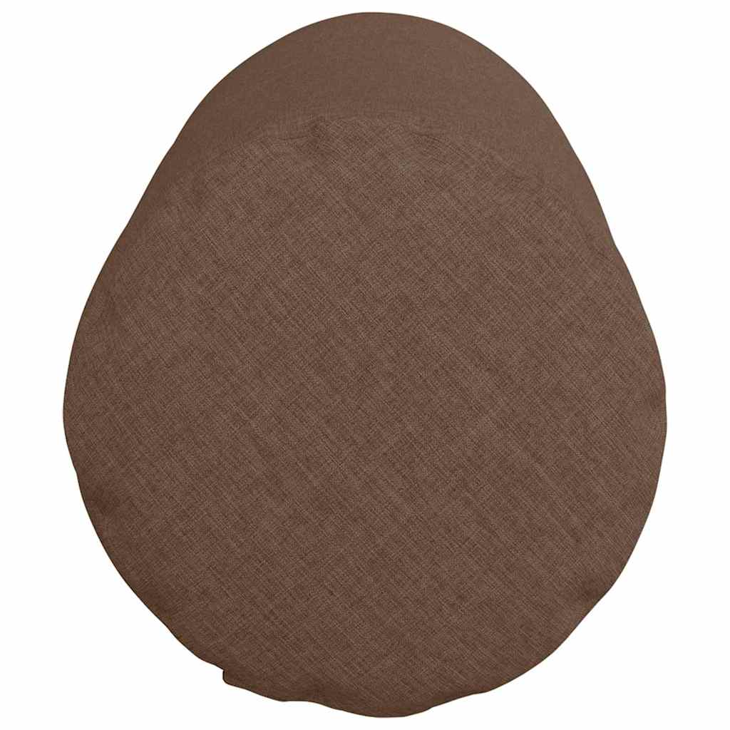 Bolsterkissen 2 pcs Braun Ø 25 x 70 cm Stoff