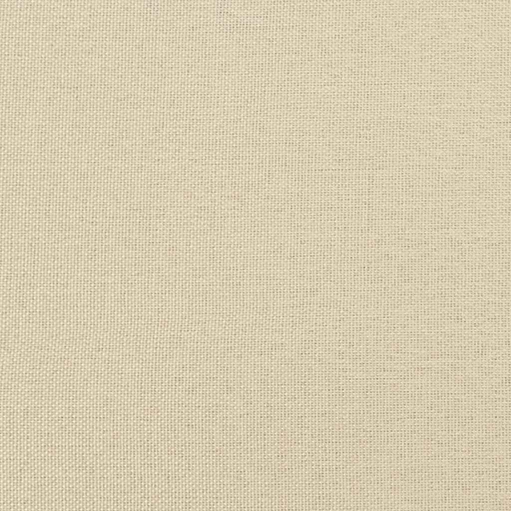 Bolsterkissen 2 pcs Creme Ø 25 x 70 cm Stoff