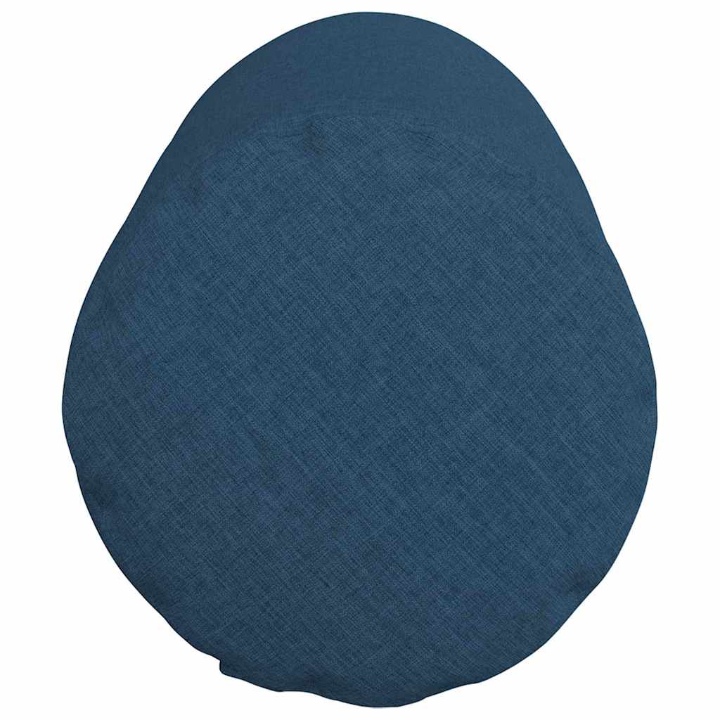 Bolsterkissen 2 pcs Blau Ø 25 x 70 cm Stoff