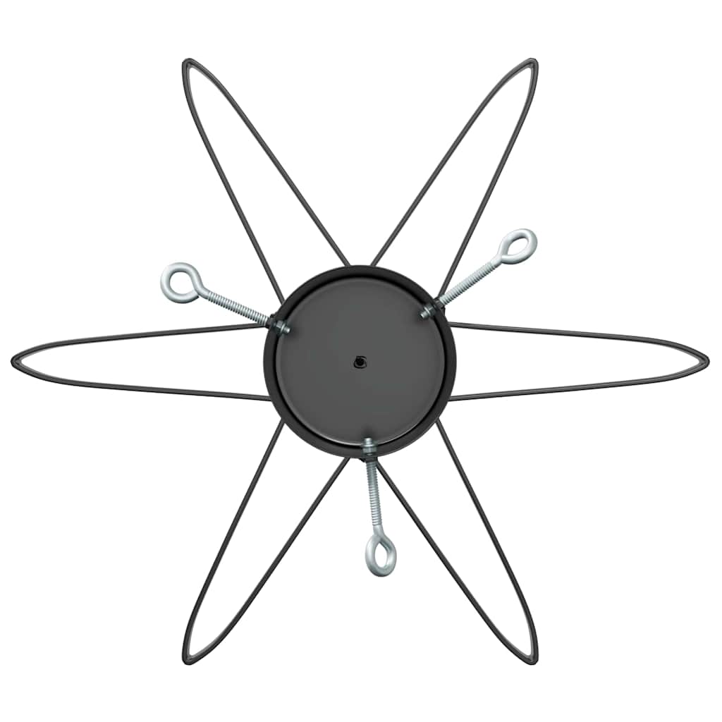 Weihnachtsbaumständer 1.73 Schwarz 49 x 49 x 15,5 cm Stahl