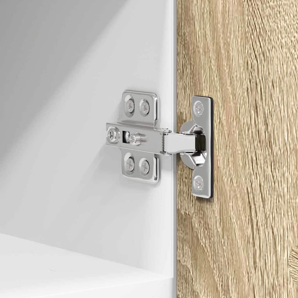 Hängeschrank Riga 2 pcs Sonoma-Eiche und Weiß 30 x 31 x 40 cm