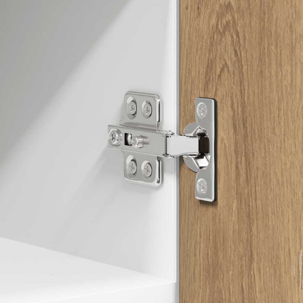 Hängeschrank Riga 2 pcs Artisan-Eiche und Weiß 30 x 31 x 40 cm