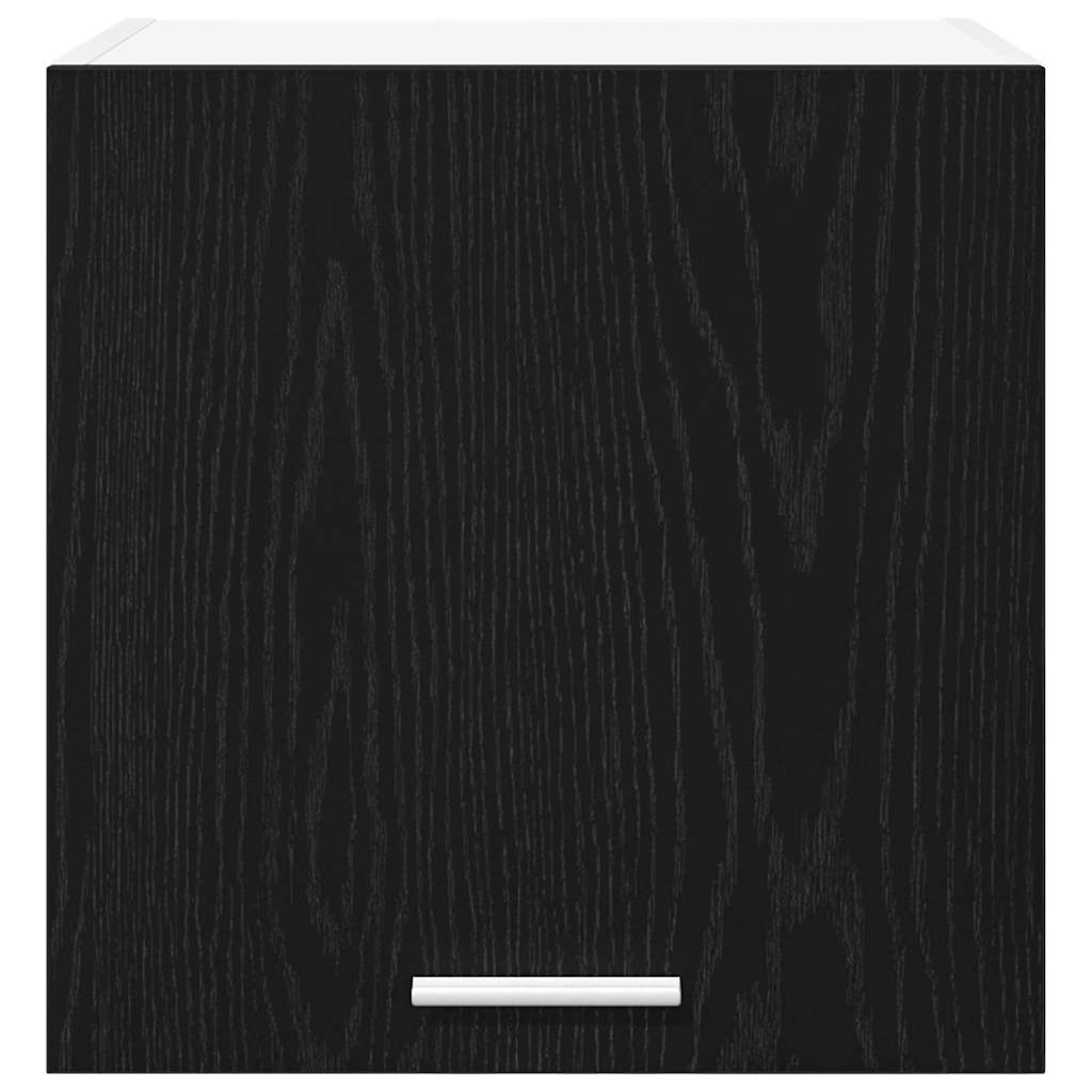 Hängeschrank Riga 2 pcs Schwarze Eiche und Weiß 40 x 31 x 40 cm