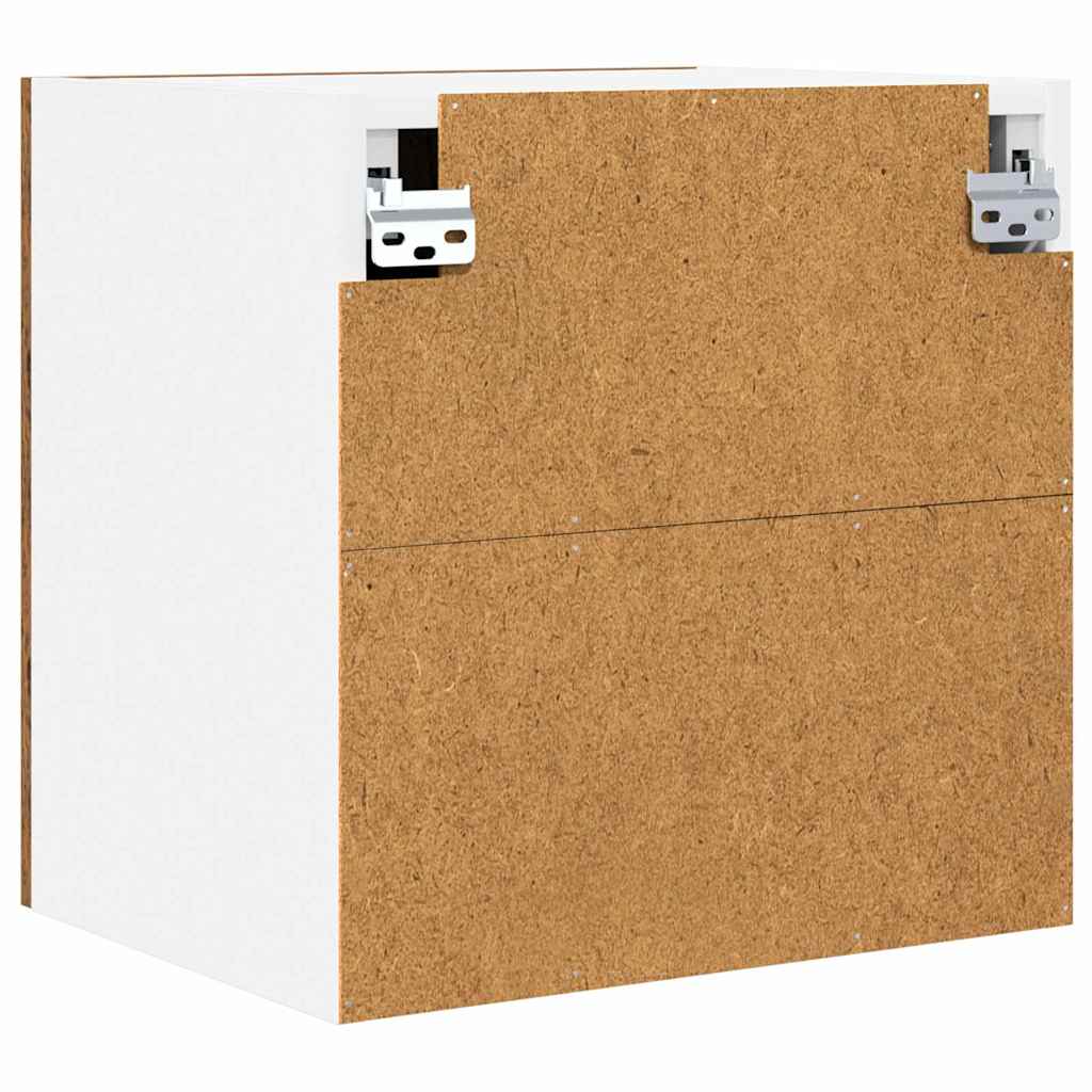 Hängeschrank Riga 2 pcs Altes Holz und Weiß 40 x 31 x 40 cm