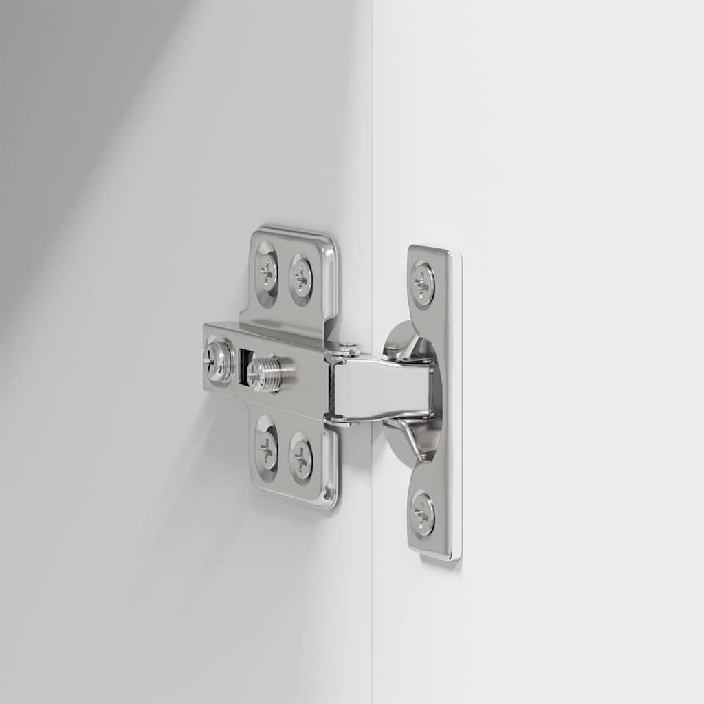 Hängeschrank mit Regal Riga Weiß 80 x 31 x 40 cm Holzwerkstoff