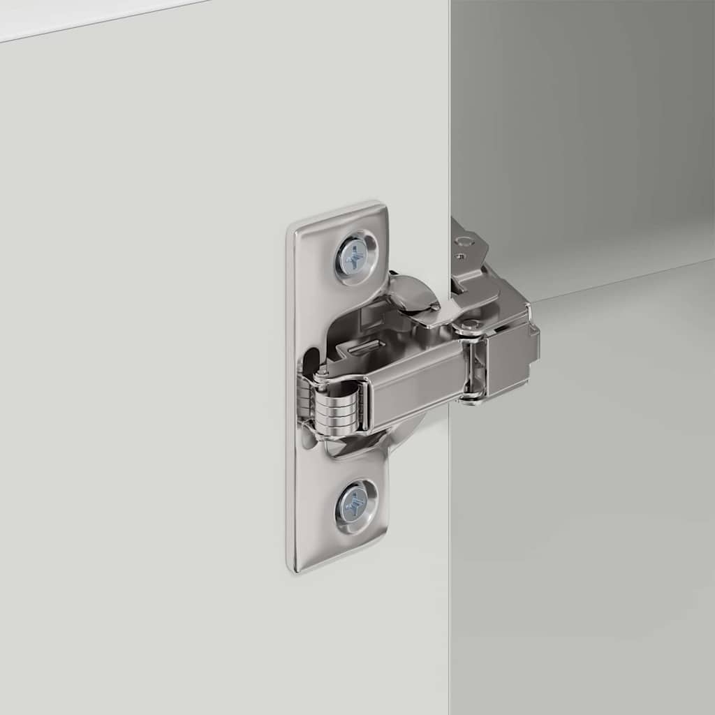 Hängeschrank mit Regal Riga Weiß 57 x 57 x 80 cm Holzwerkstoff