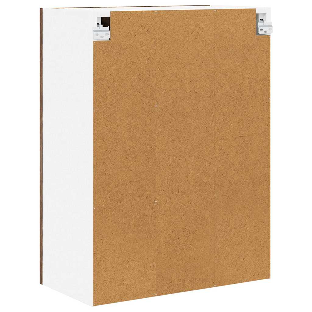 Hängeschrank mit Regal Riga Geräucherte Eiche 60 x 31 x 80 cm