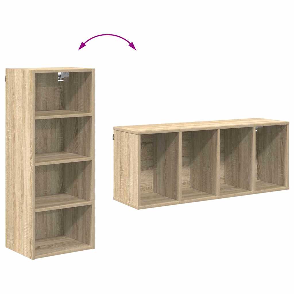 Hängeschrank Riga Sonoma-Eiche 40 x 29,5 x 100 cm Holzwerkstoff