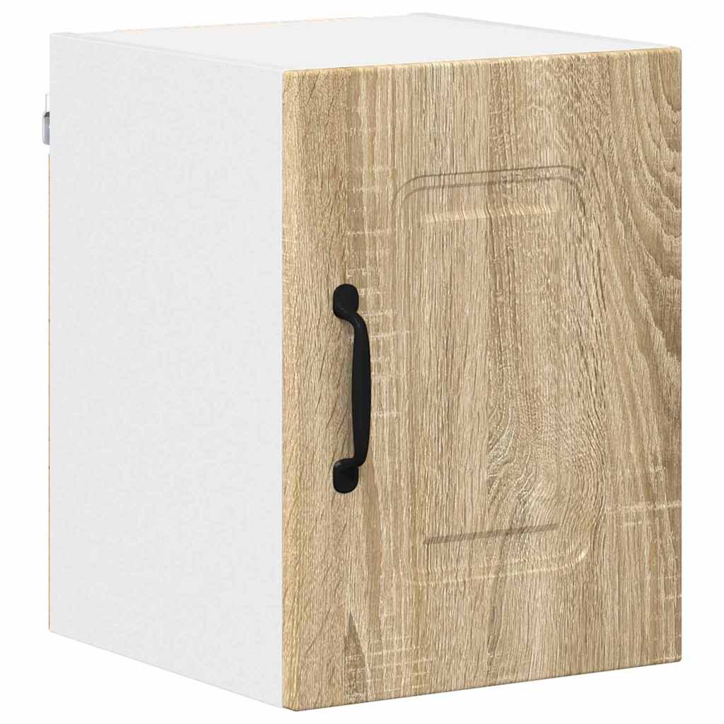 Küchenhängeschrank mit Regal 2 pcs Sonoma-Eiche 30 x 31 x 40 cm