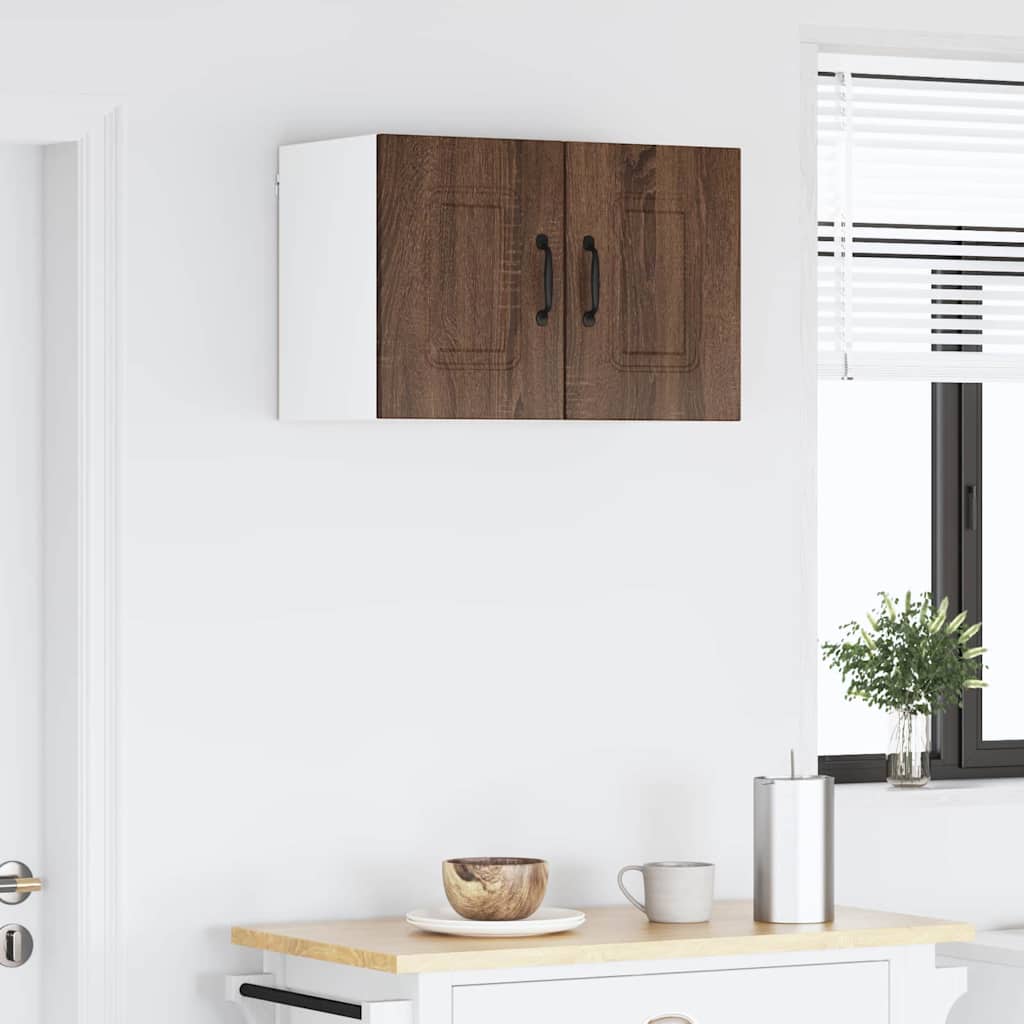 Küchenhängeschrank 2 pcs Braun Eichen-Optik 30 x 31 x 40 cm