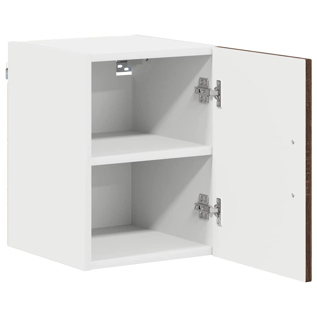 Küchenhängeschrank 2 pcs Braun Eichen-Optik 30 x 31 x 40 cm