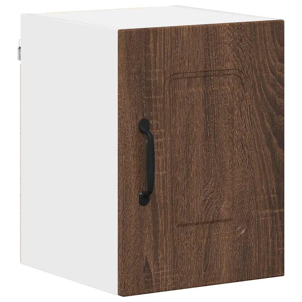Küchenhängeschrank 2 pcs Braun Eichen-Optik 30 x 31 x 40 cm