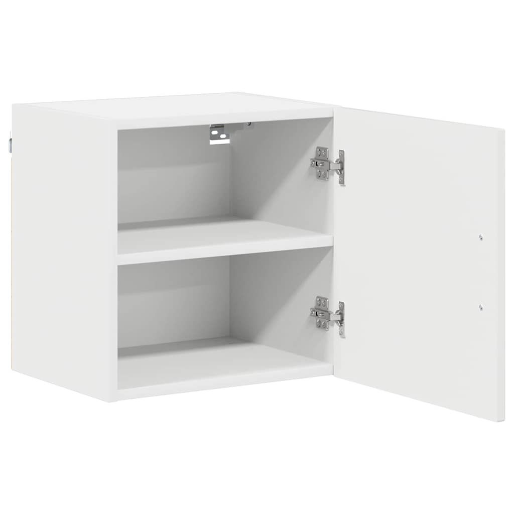 Küchenhängeschrank mit Tür 2 pcs Hochglanz Weiß 40 x 31 x 40 cm