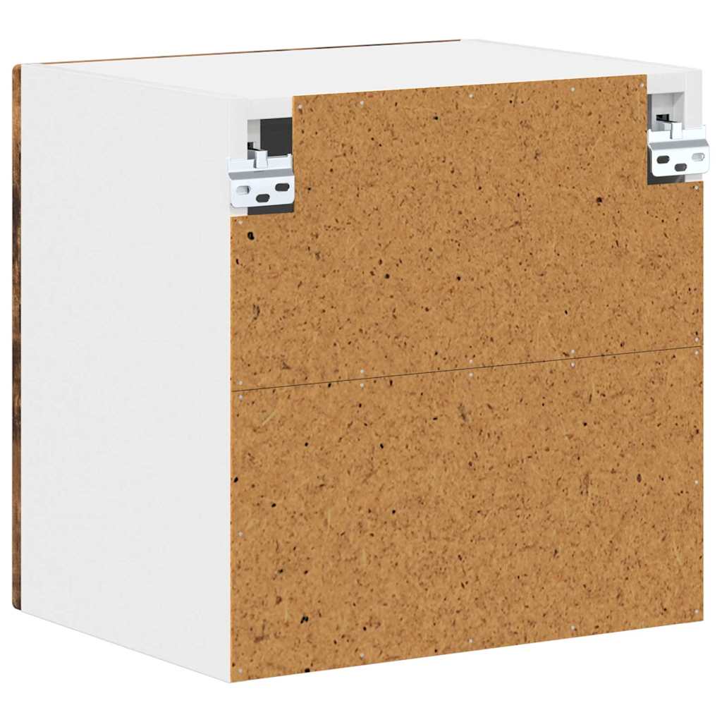 Küchenhängeschrank 2 pcs Geräucherte Eiche 40 x 31 x 40 cm