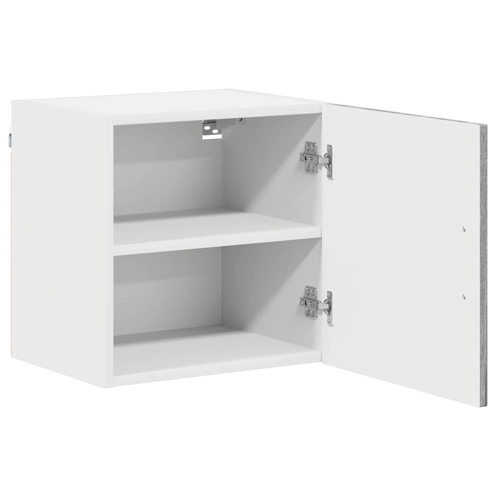Küchenhängeschrank mit Tür 2 pcs Graues Sonoma 40 x 31 x 40 cm