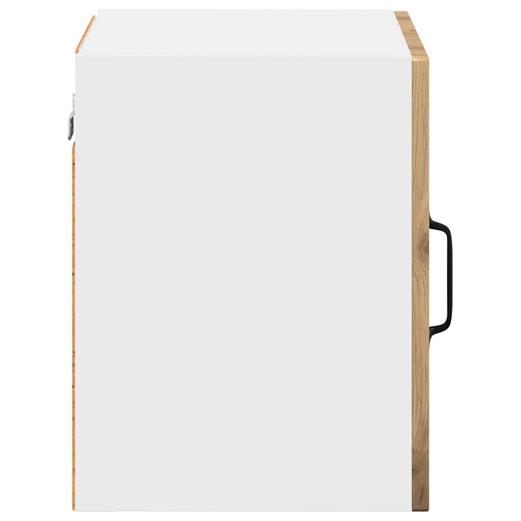 Küchenhängeschrank mit Tür 2 pcs Artisan-Eiche 40 x 31 x 40 cm