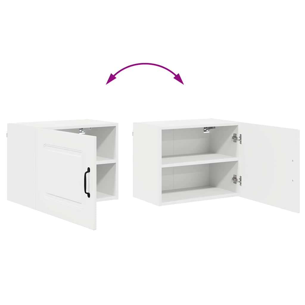 Küchenhängeschrank Hochglanz Weiß 50 x 31 x 40 cm Holzwerkstoff