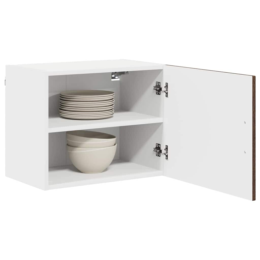 Küchenhängeschrank 2 pcs Braun Eichen-Optik 50 x 31 x 40 cm