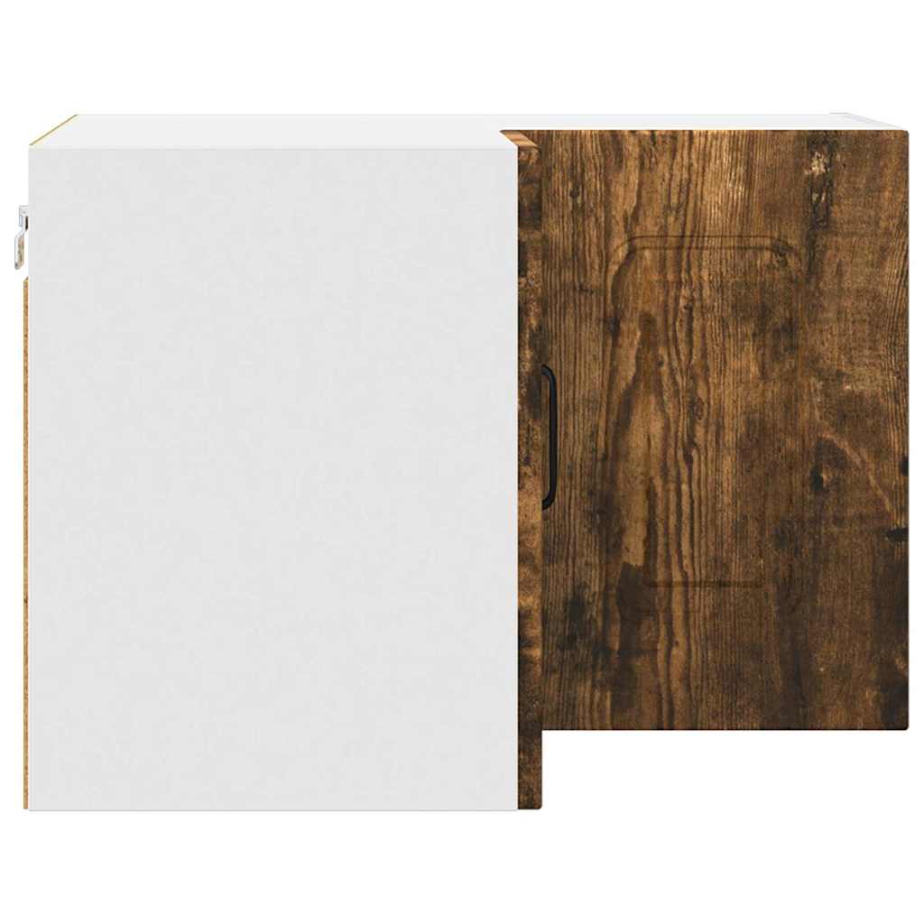 Küchenhängeschrank mit Regal Geräucherte Eiche 57 x 57 x 40 cm