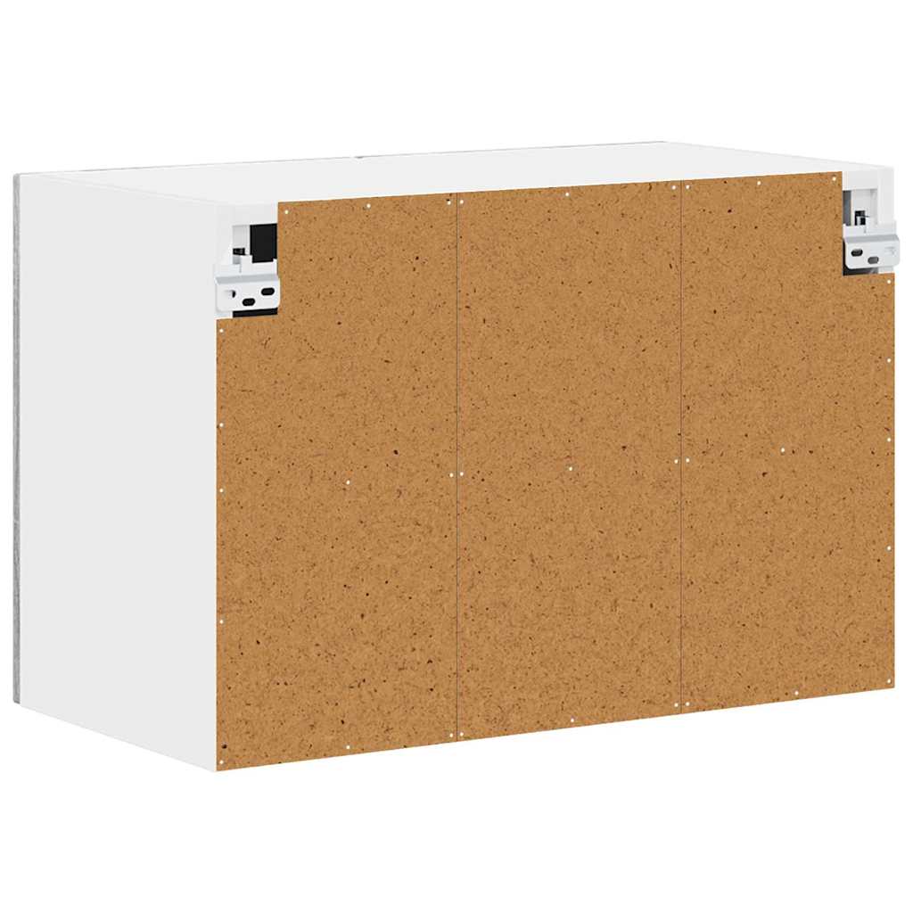 Küchenhängeschrank mit Tür 2 pcs Graues Sonoma 60 x 31 x 40 cm