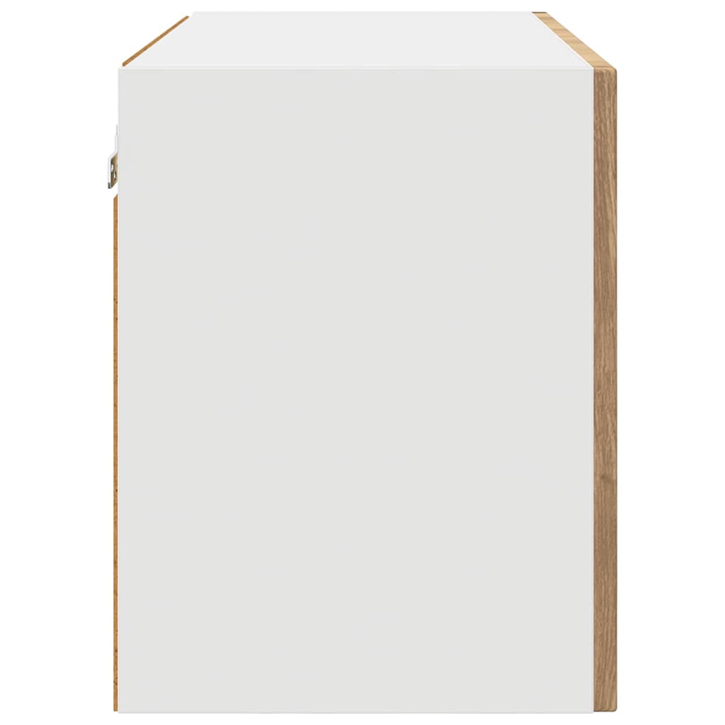 Küchenhängeschrank mit Tür 2 pcs Artisan-Eiche 60 x 31 x 40 cm