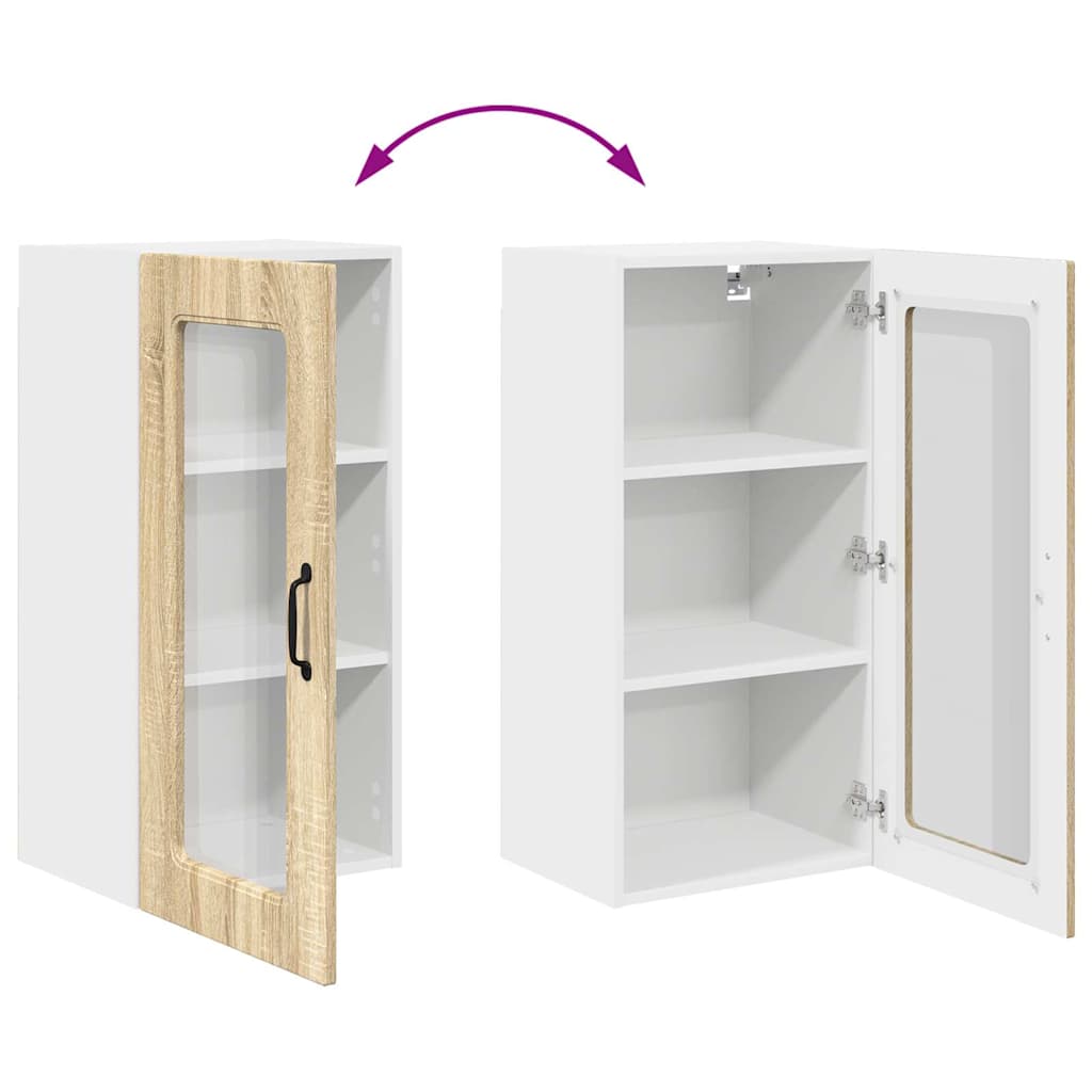 Küchenhängeschrank Sonoma-Eiche 40 x 31 x 80 cm Holzwerkstoff