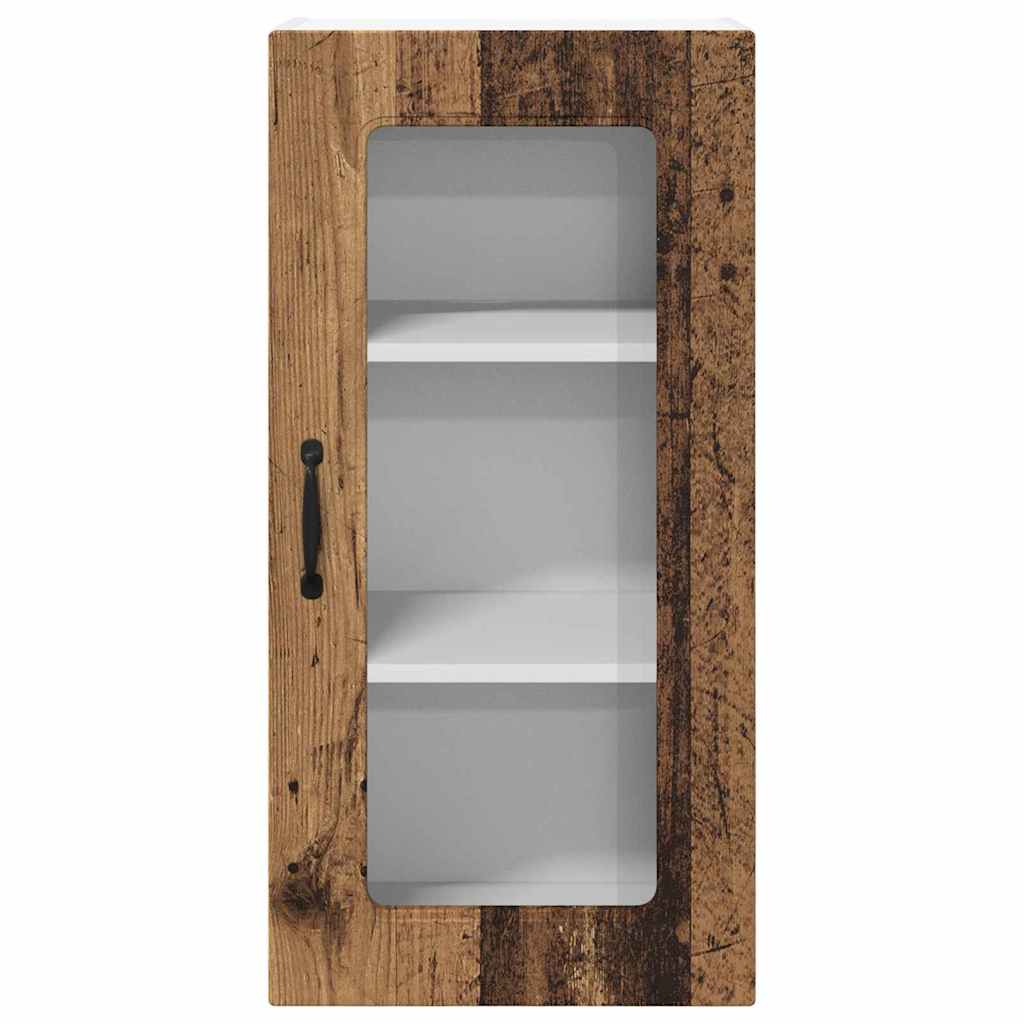 Küchenhängeschrank 2 pcs Altholz 40 x 31 x 80 cm Holzwerkstoff