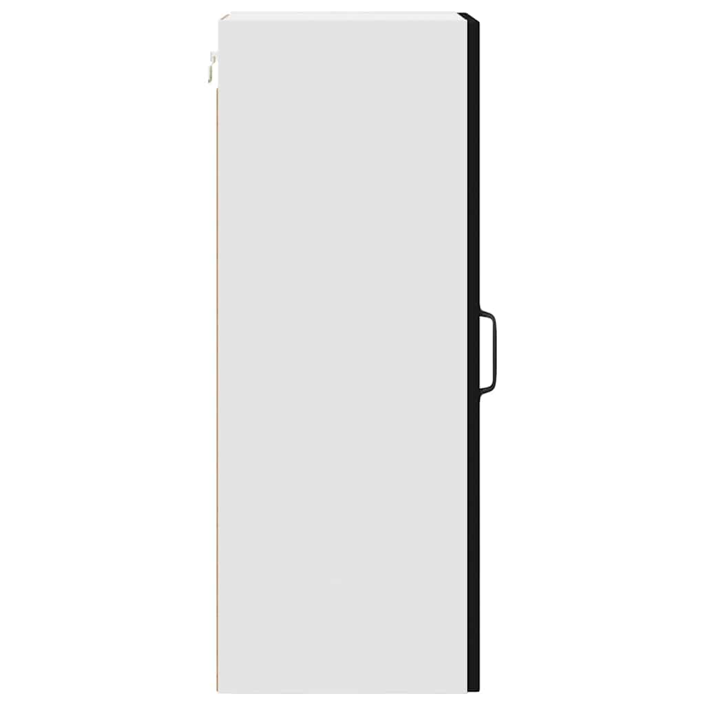 Küchenhängeschrank 2 pcs Schwarz 30 x 31 x 80 cm Holzwerkstoff