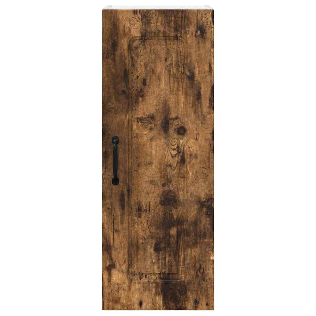 Küchenhängeschrank 2 pcs Geräucherte Eiche 30 x 31 x 80 cm