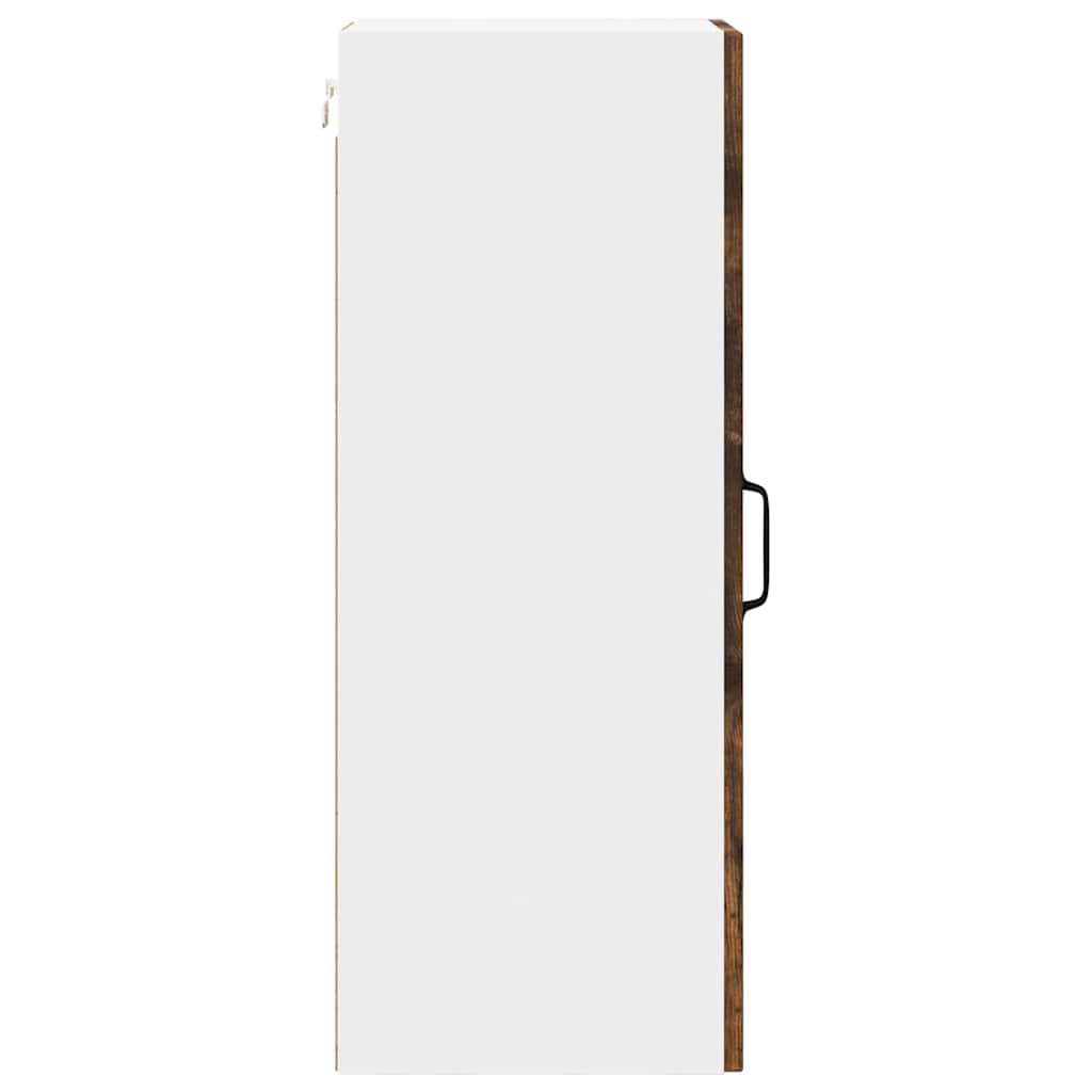 Küchenhängeschrank 2 pcs Geräucherte Eiche 30 x 31 x 80 cm