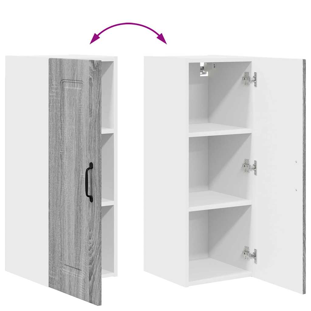 Küchenhängeschrank Graues Sonoma 30 x 31 x 80 cm Holzwerkstoff
