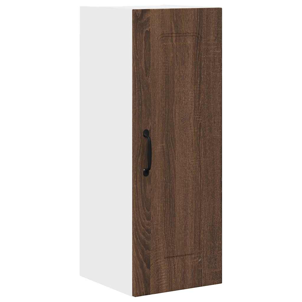 Küchenhängeschrank 2 pcs Braun Eichen-Optik 30 x 31 x 80 cm