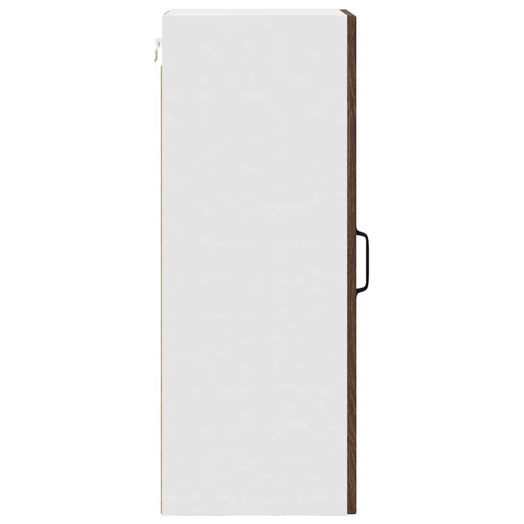 Küchenhängeschrank 2 pcs Braun Eichen-Optik 30 x 31 x 80 cm