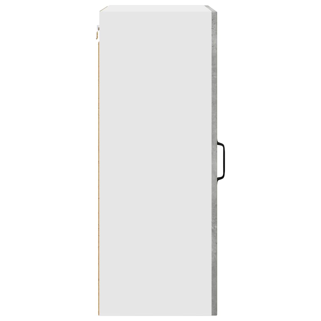 Küchenhängeschrank Beton Grau 50 x 31 x 80 cm Holzwerkstoff