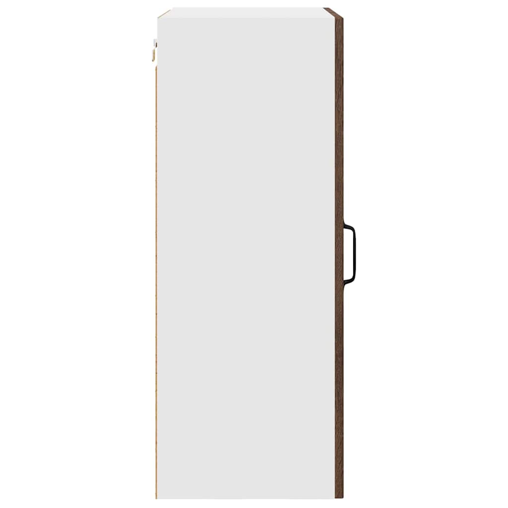 Küchenhängeschrank mit Regal Braun Eichen-Optik 50 x 31 x 80 cm