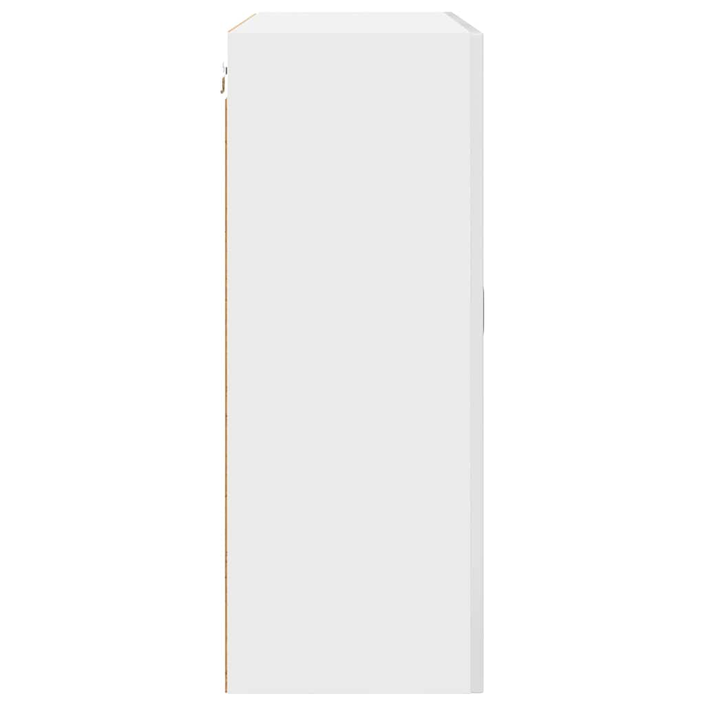 Küchenhängeschrank Hochglanz Weiß 80 x 31 x 80 cm Holzwerkstoff