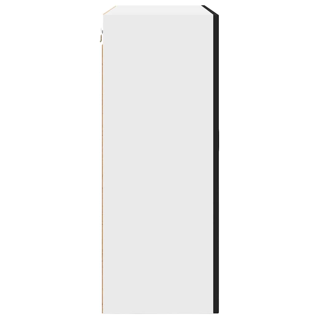 Küchenhängeschrank Schwarz 80 x 31 x 80 cm Holzwerkstoff