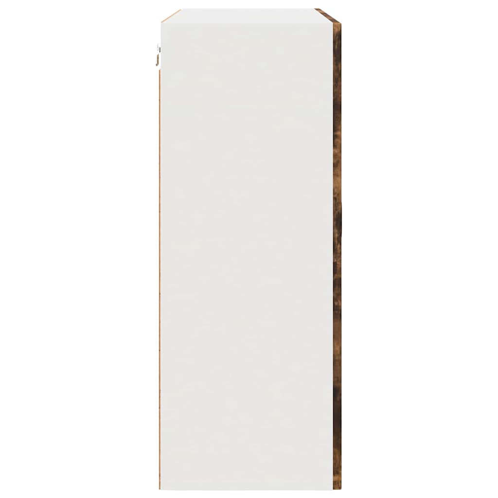 Küchenhängeschrank mit Regal Geräucherte Eiche 80 x 31 x 80 cm