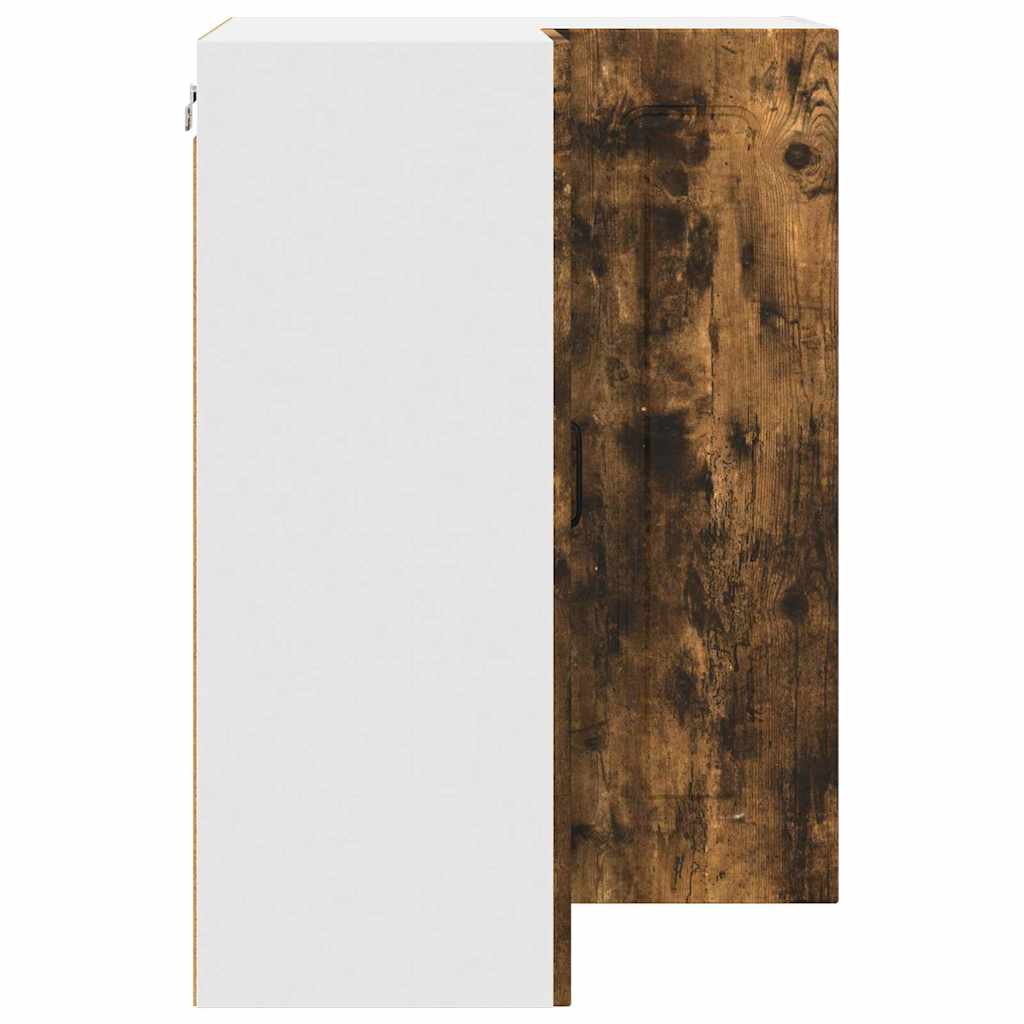 Küchenhängeschrank mit Regal Geräucherte Eiche 57 x 57 x 80 cm