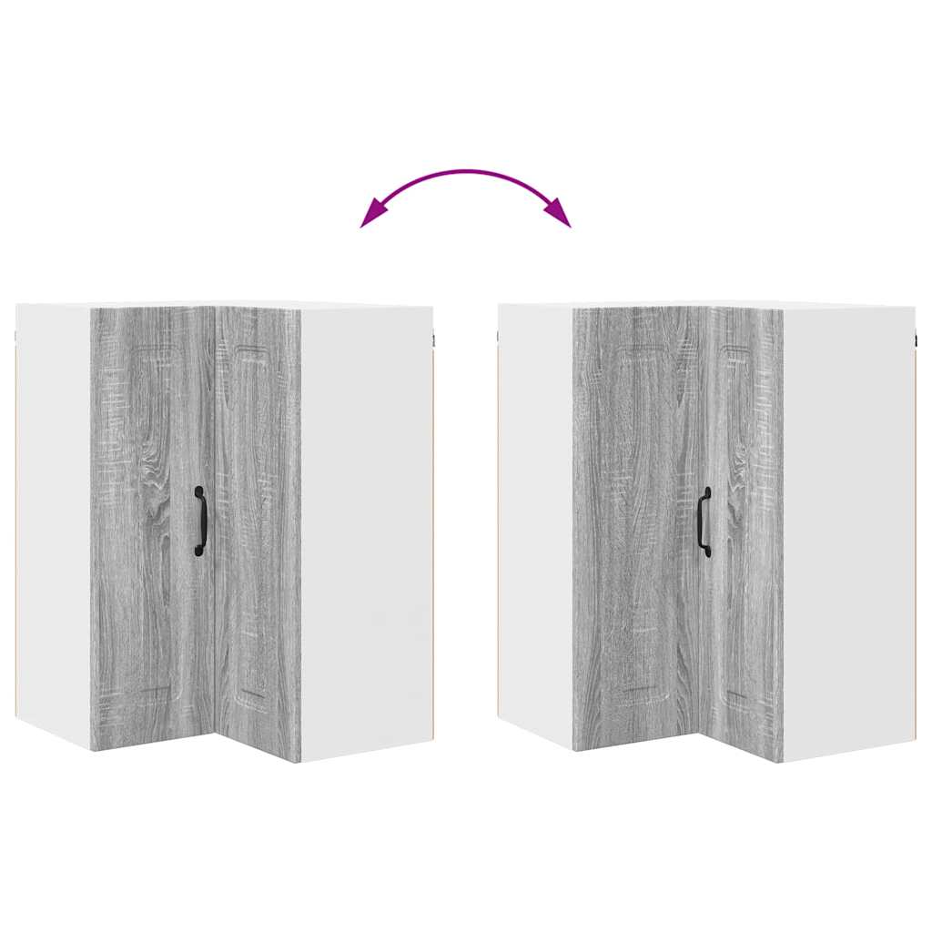 Küchenhängeschrank Graues Sonoma 57 x 57 x 80 cm Holzwerkstoff