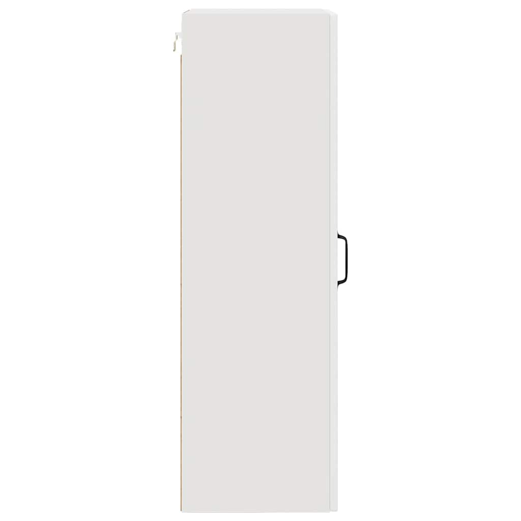 Küchenhängeschrank mit Tür Weiß 40 x 31 x 100 cm Holzwerkstoff