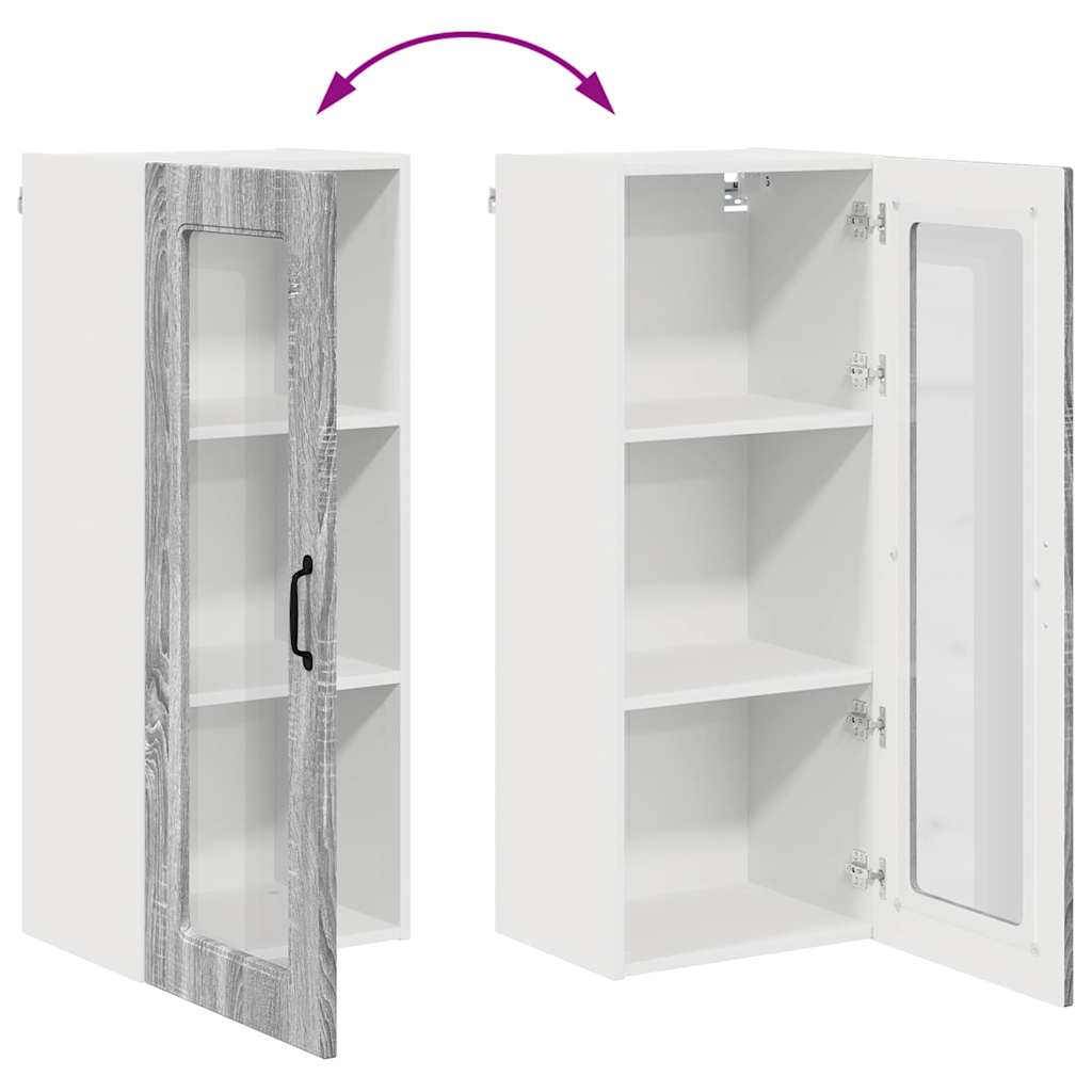 Küchenhängeschrank Graues Sonoma 40 x 31 x 100 cm Holzwerkstoff