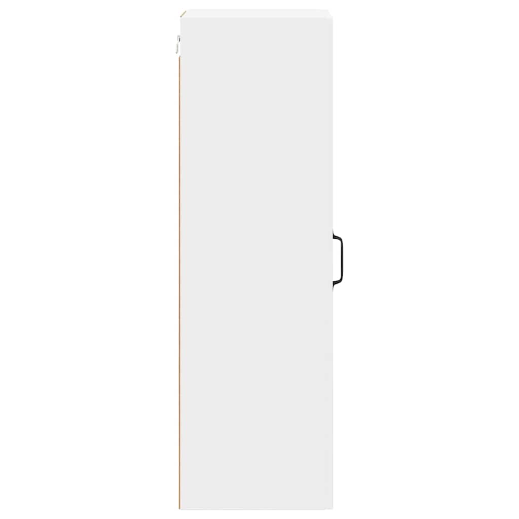 Küchenhängeschrank mit Tür Weiß 30 x 31 x 100 cm Holzwerkstoff