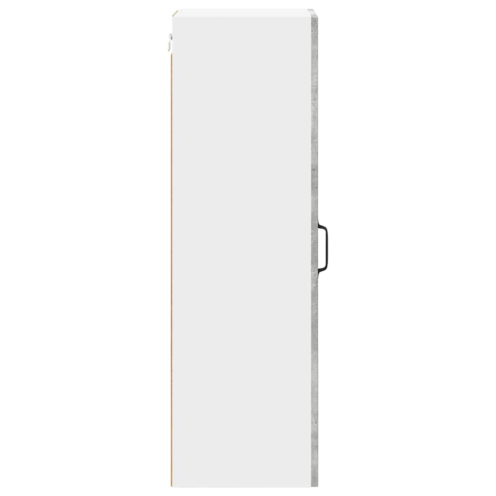 Küchenhängeschrank Beton Grau 30 x 31 x 100 cm Holzwerkstoff