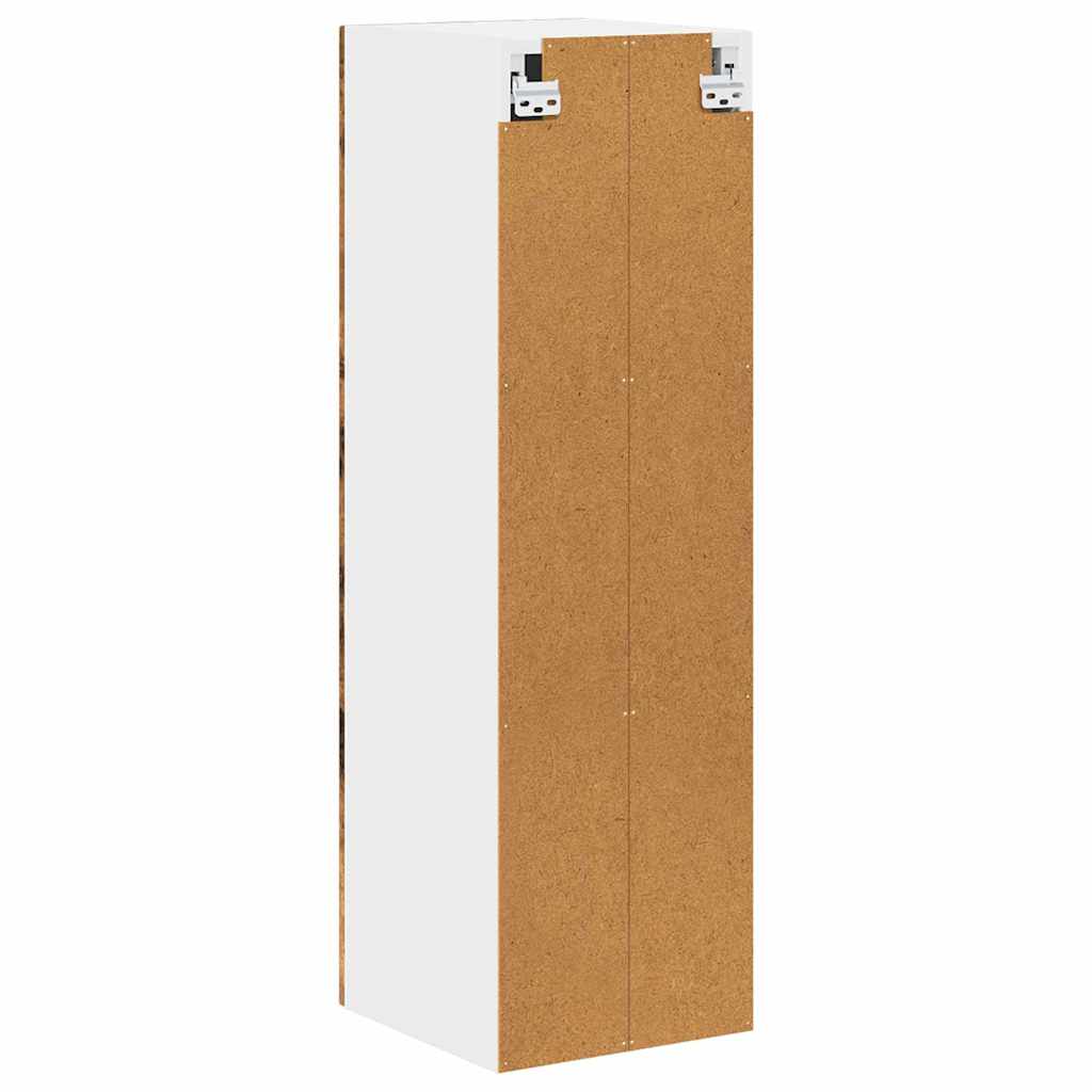 Küchenhängeschrank mit Regal Geräucherte Eiche 30 x 31 x 100 cm