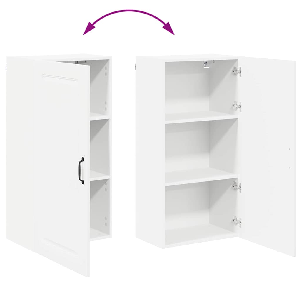 Küchenhängeschrank mit Tür Weiß 50 x 31 x 100 cm Holzwerkstoff