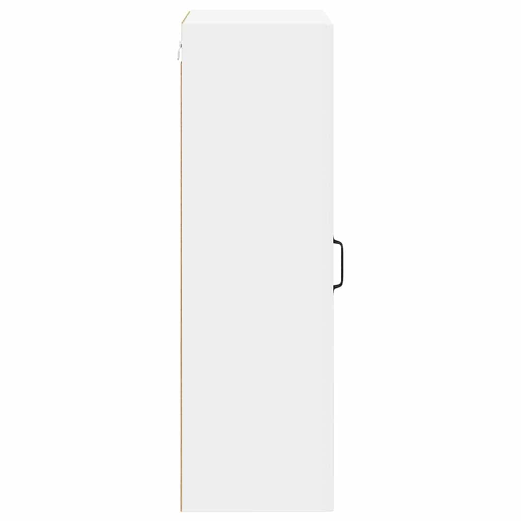 Küchenhängeschrank mit Tür Weiß 50 x 31 x 100 cm Holzwerkstoff