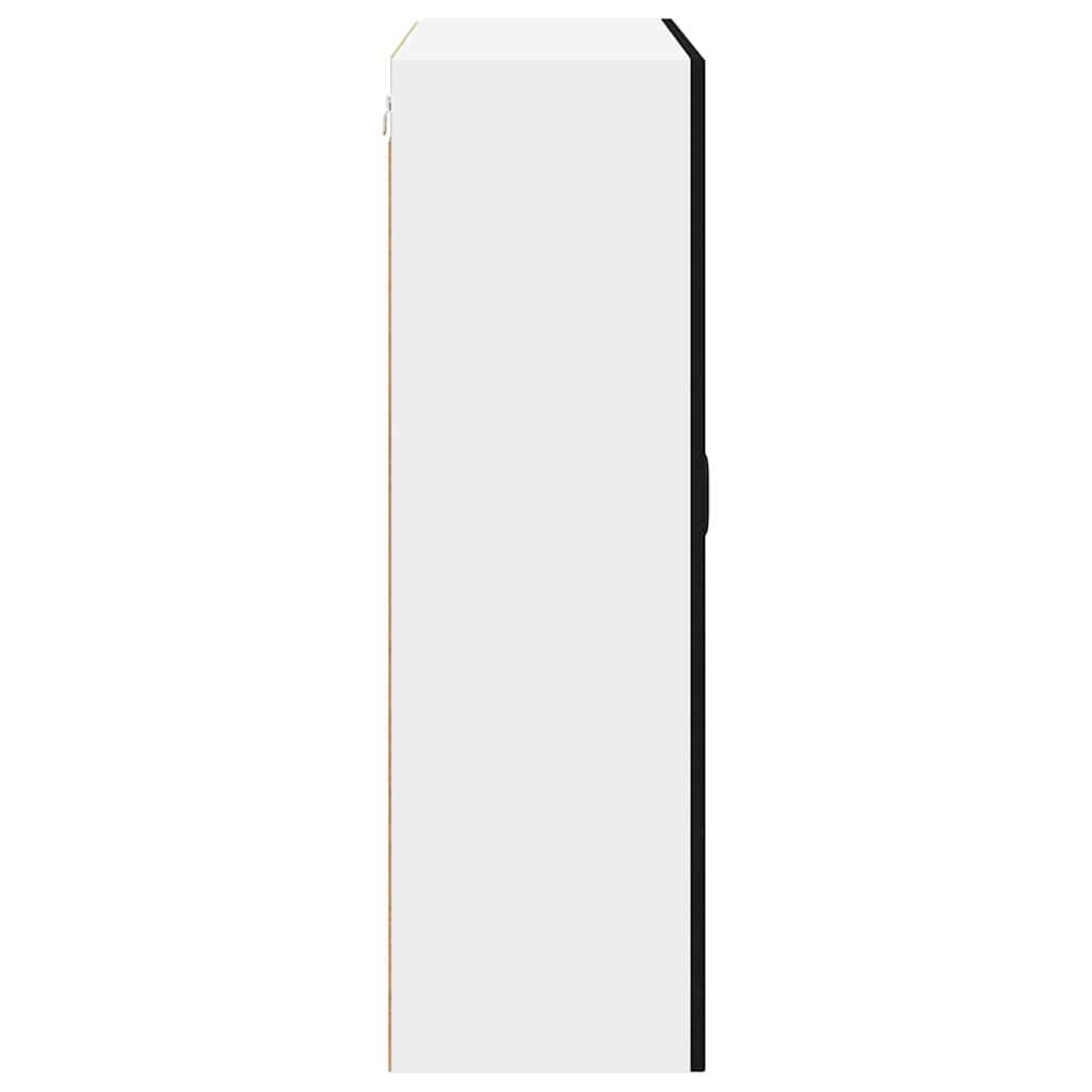 Küchenhängeschrank Schwarz 80 x 31 x 100 cm Holzwerkstoff