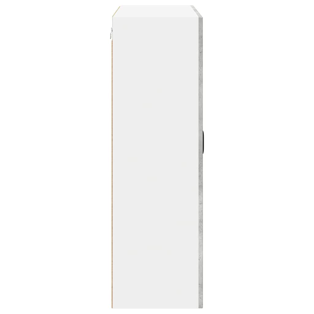 Küchenhängeschrank Beton Grau 80 x 31 x 100 cm Holzwerkstoff