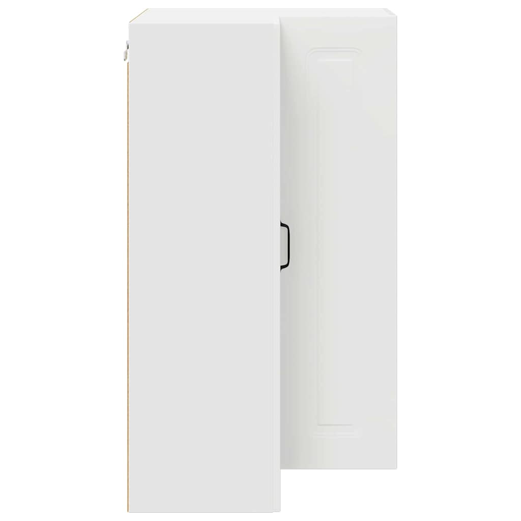 Küchenhängeschrank mit Tür Weiß 57 x 57 x 100 cm Holzwerkstoff